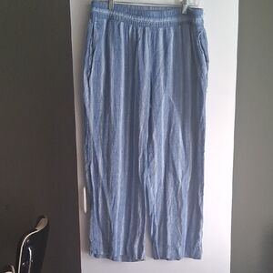 Old Navy Women's Blue Striped Joggers